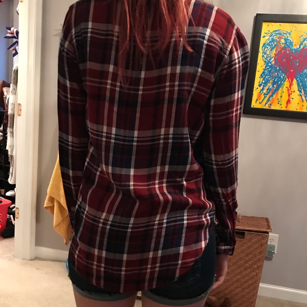 plaid long sleeve